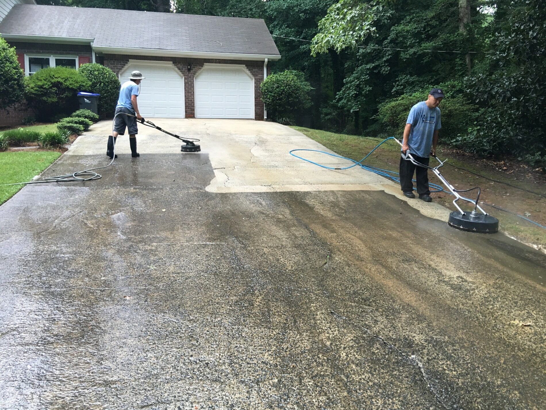 driveway cleaning